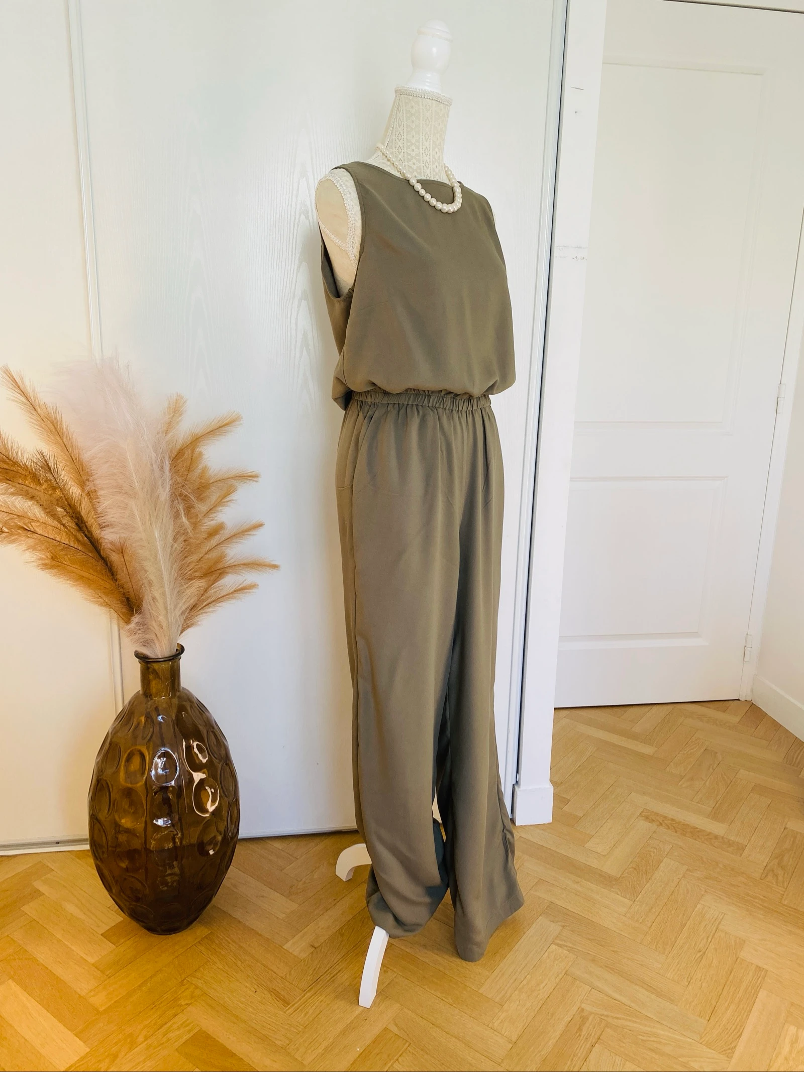 Macacão cáqui Lascana - Elegância e fluidez – photo 2